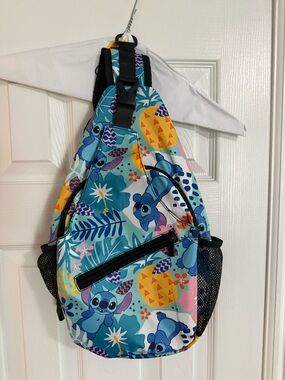 Tropical Stitch Sling Backpack